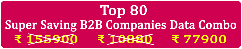 » Top 80 Types Super Saving Business 2 Business Companies Data Combo - In Excel Format